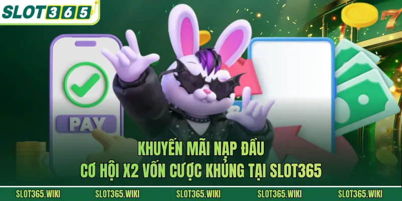 Khuyến Mãi Nạp Đầu – Cơ Hội X2 Vốn Cược Khủng Tại SLOT365